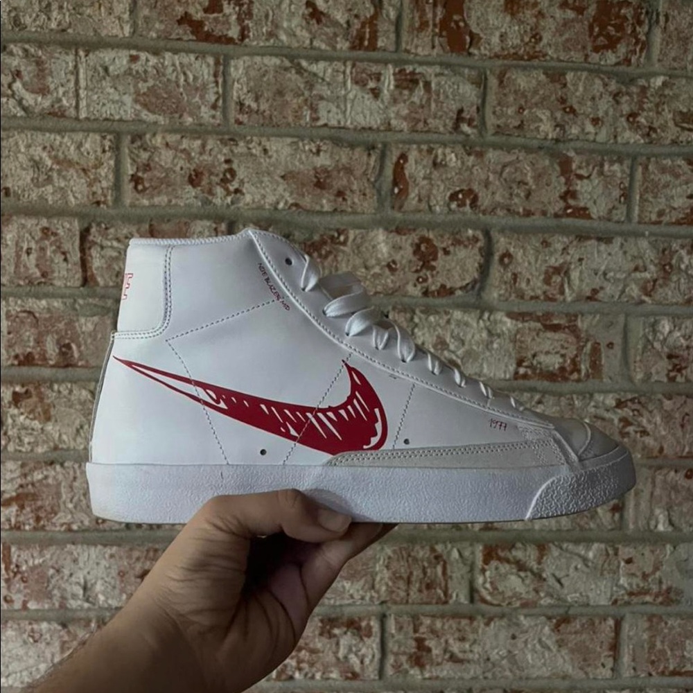 Nike Blazer Mid’s - Red Scribble Pack